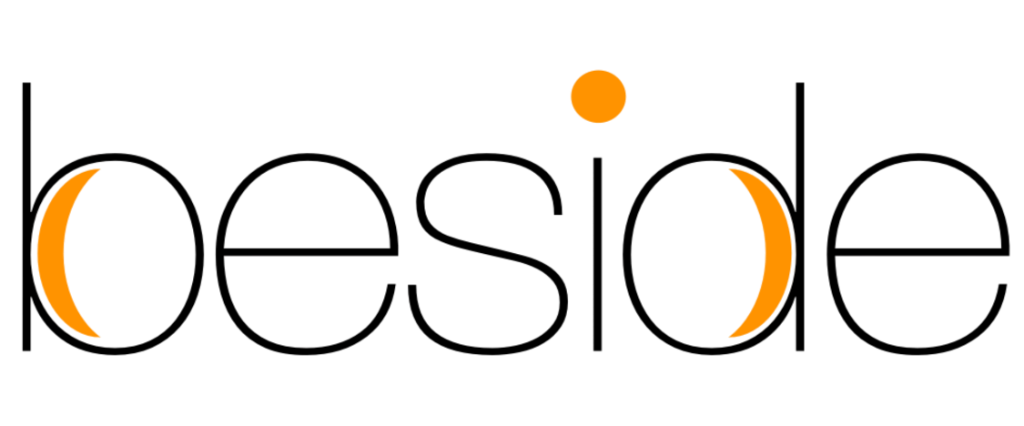 beside logo